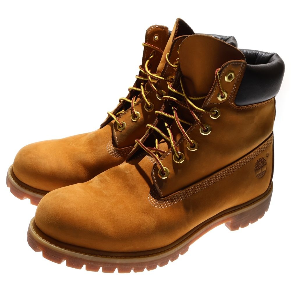 Timberland ティンバーランド 6インチ ウォータープルーフブーツ イエローブーツ ブラウン