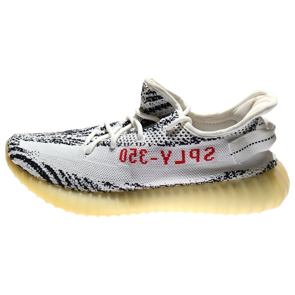 adidas (アディダス) YEEZY BOOST 350V2 ZEBRA CP9654 イージーブースト 350 V2 ゼブラ ローカットスニーカー ブラック/ホワイト US10/28cm