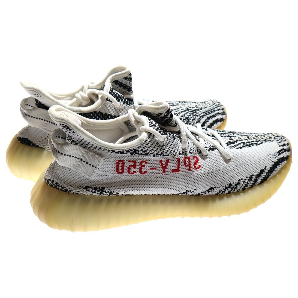 adidas (アディダス) YEEZY BOOST 350V2 ZEBRA CP9654 イージーブースト 350 V2 ゼブラ ローカットスニーカー ブラック/ホワイト US10/28cm