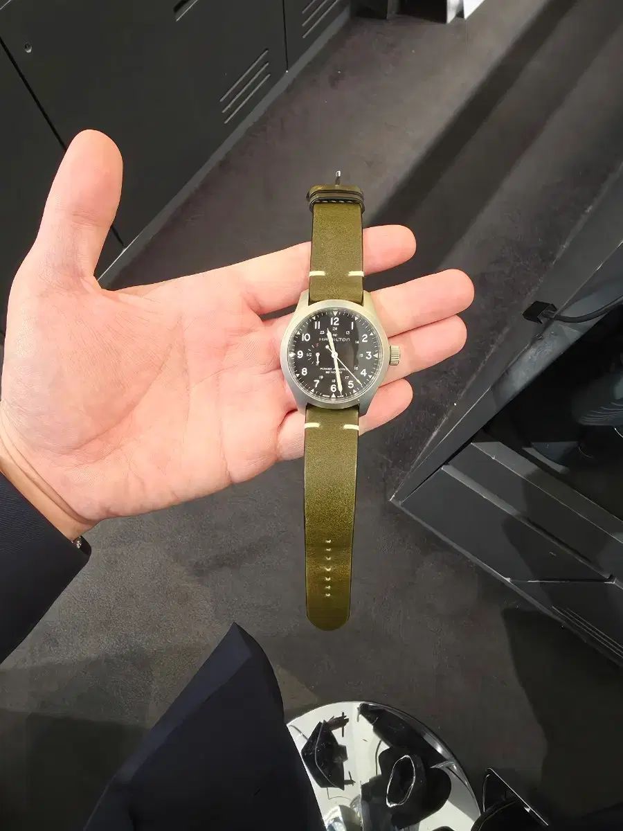 ハミルキ カーキフィールド メカニカル パワーリザーブ