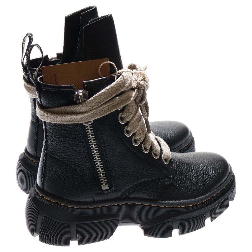  Rick Owens リックオウエンス ×Dr.Martens 1460 JMB Lace R 0 DMXL ドクターマーチン ジャンボレース ハイカットレザーブーツ ブラック ブーツ 革靴 靴