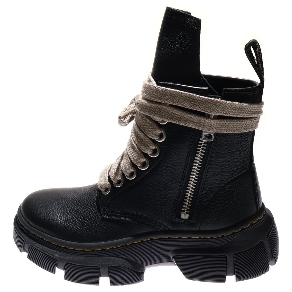 Rick Owens リックオウエンス Dr Martens 1460 JMB Lace R 0 DMXL ドクターマーチン ジャンボレース ハイカットレザーブーツ ブラック