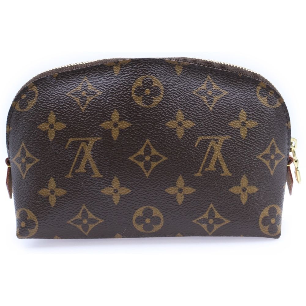LOUIS VUITTON ルイヴィトン モノグラム ポシェット コスメティックPM レザーポーチ 小物入れ ブラウン M 47515