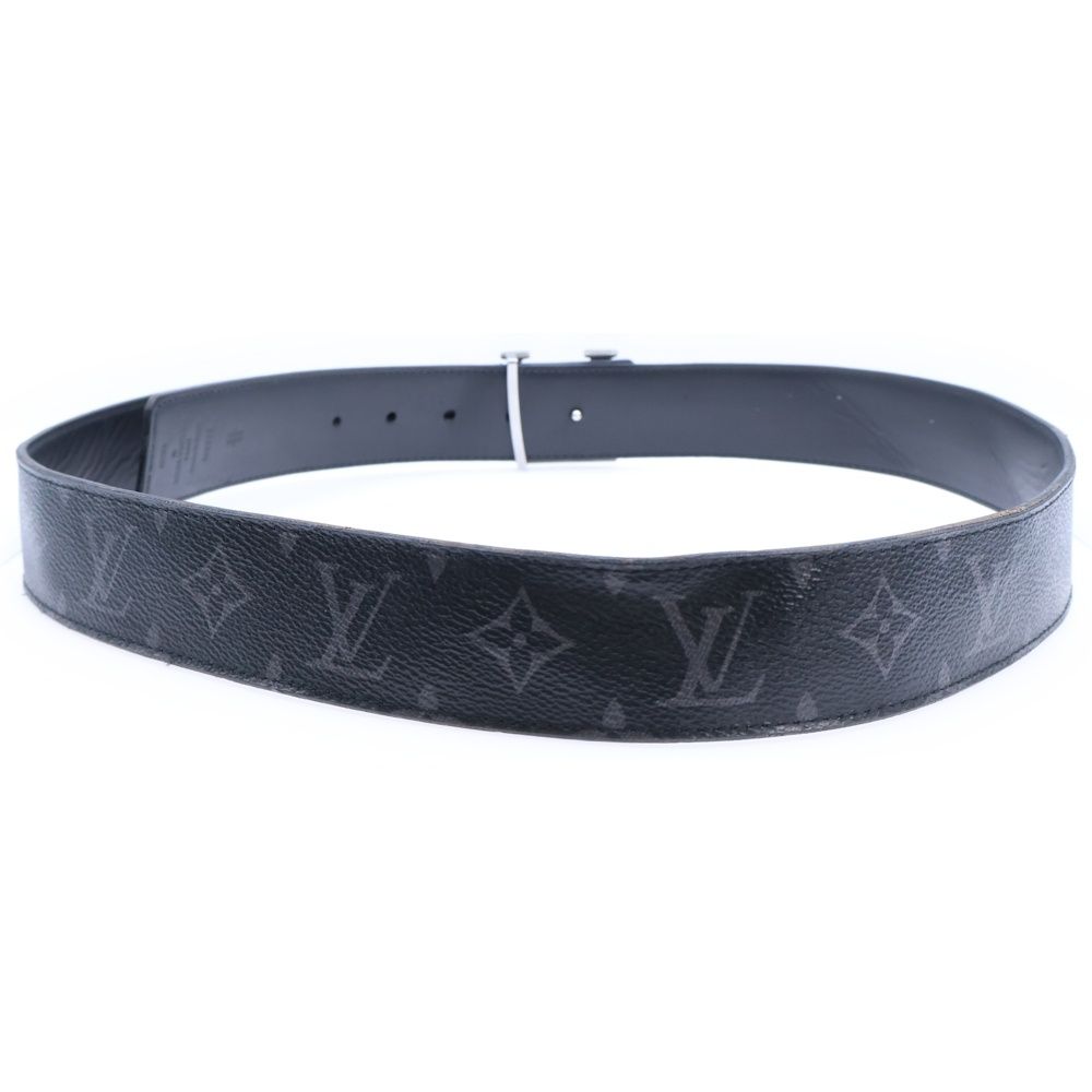 LOUIS VUITTON ルイヴィトン サンチュール LVイニシアル モノグラム ベルト ノワール ブラック M 9043