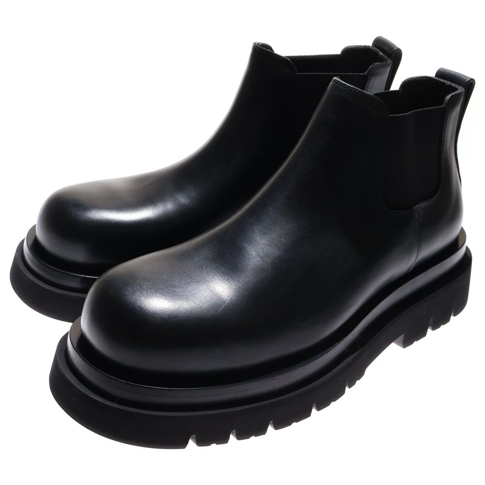 BOTTEGA VENETA ボッテガヴェネタ ラグ チェルシーアンクルブーツ ブラック