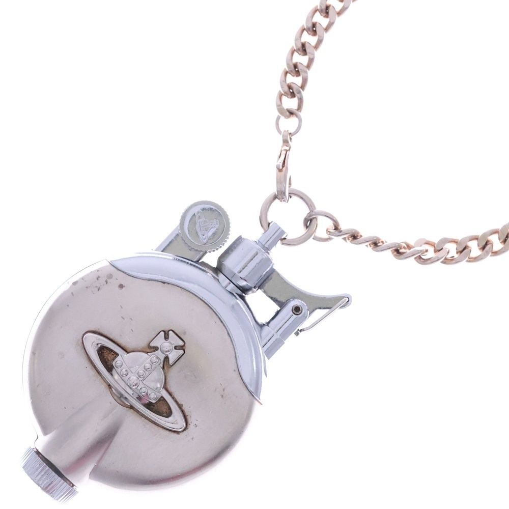 Vivienne Westwoodオイルライターネックレスシルバーメタル Vivienne Westwood (ヴィヴィアンウエストウッド) METAL ORB CHAIN OIL