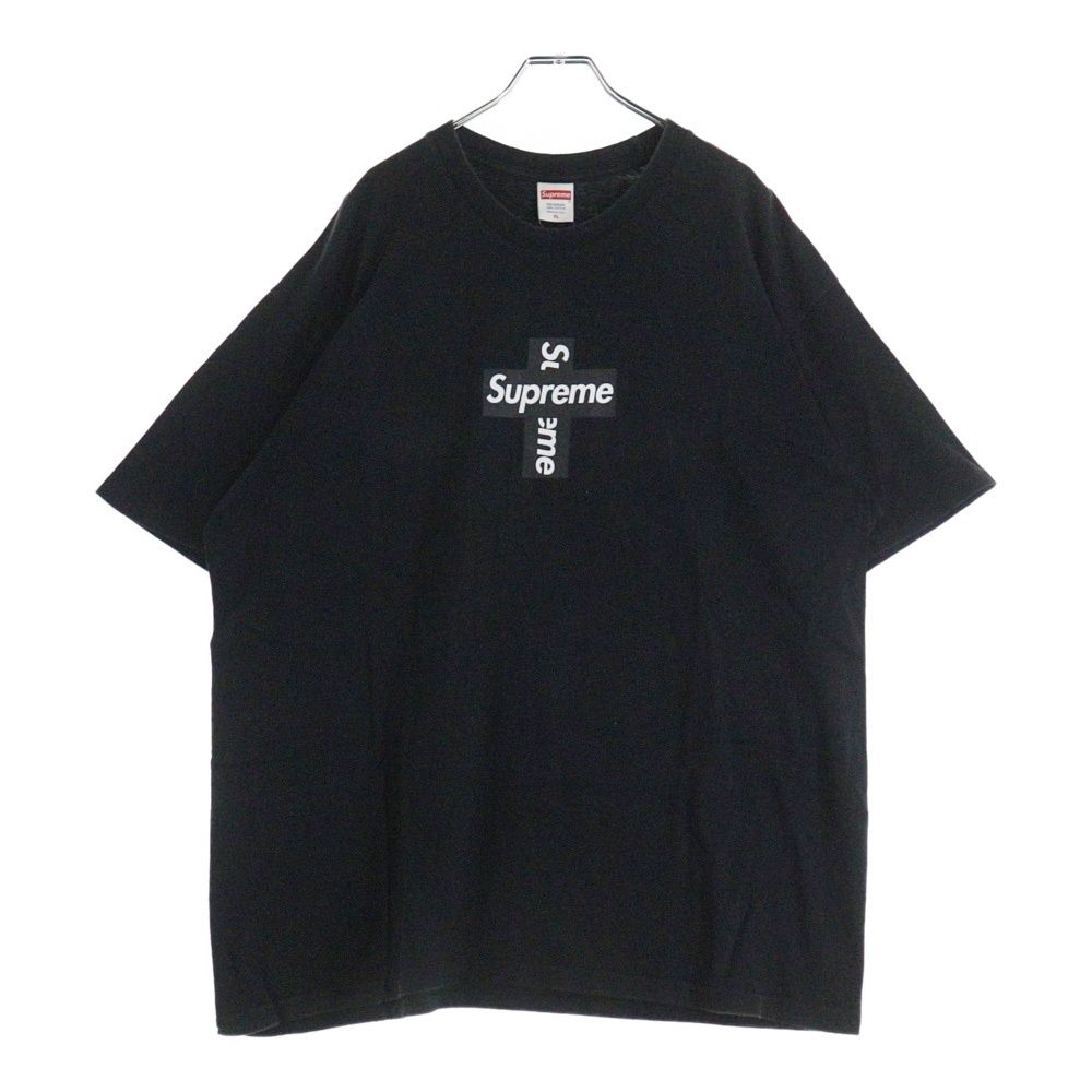 SUPREME シュプリーム 20 AW Cross Box Logo Tee クロスボックスロゴ 半袖Tシャツ カットソー ブラック