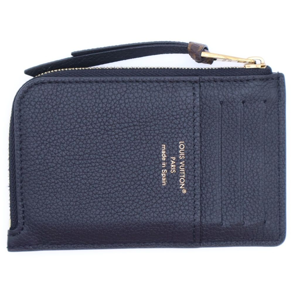 LOUIS VUITTON ルイヴィトン ポルト カルト ロウキー ブラック レザー コンパクトウォレット 小銭入れ RFID M 14550