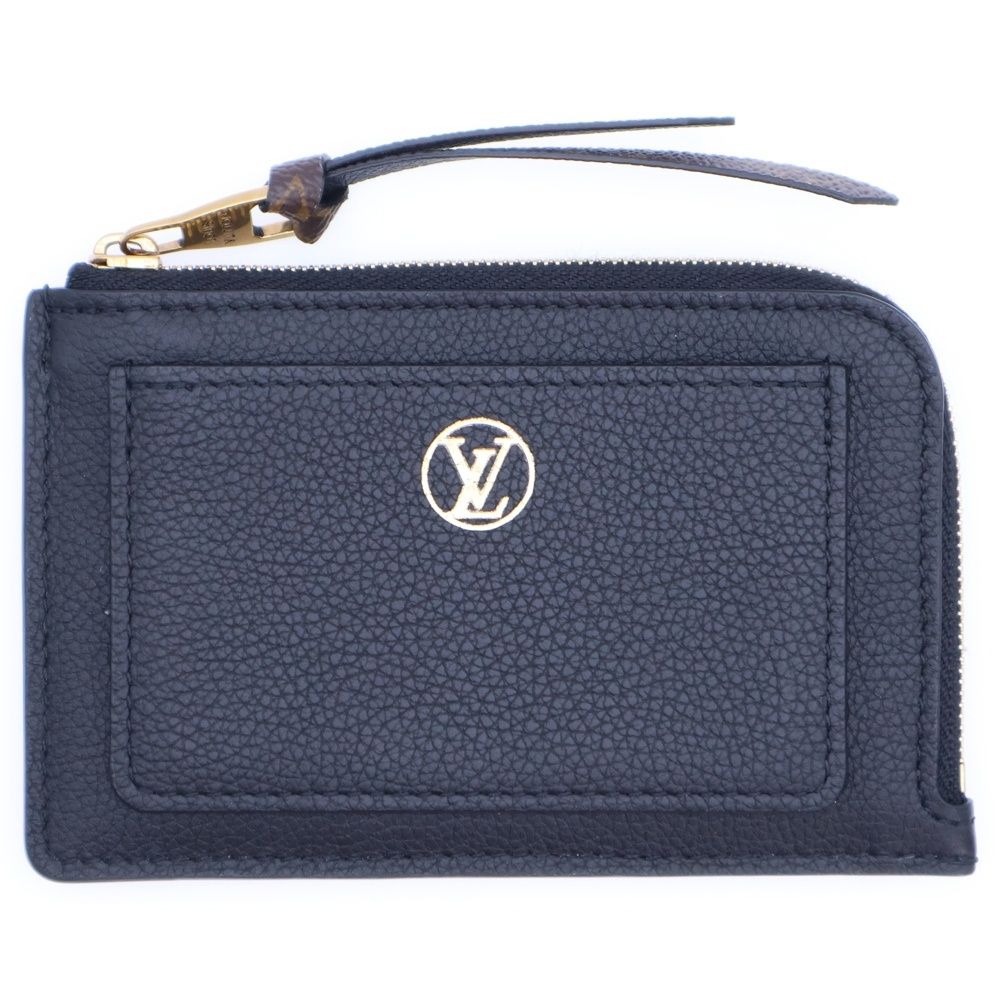 LOUIS VUITTON ルイヴィトン ポルト カルト ロウキー ブラック レザー コンパクトウォレット 小銭入れ RFID M 14550