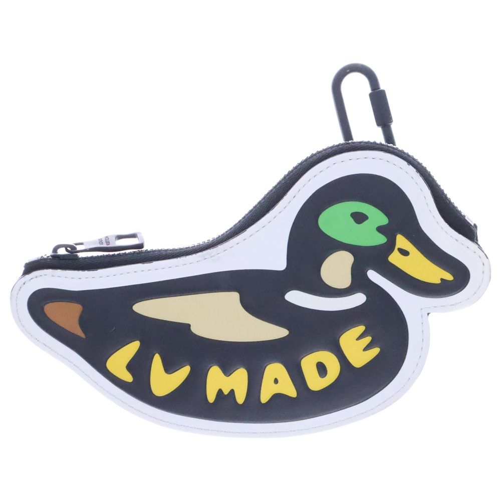 LOUIS VUITTON ルイヴィトン ヴァージルアブロー×NIGO コインケース ポーチ 小物入れ ブラック×ホワイト レザー N 60388 ブラック金具