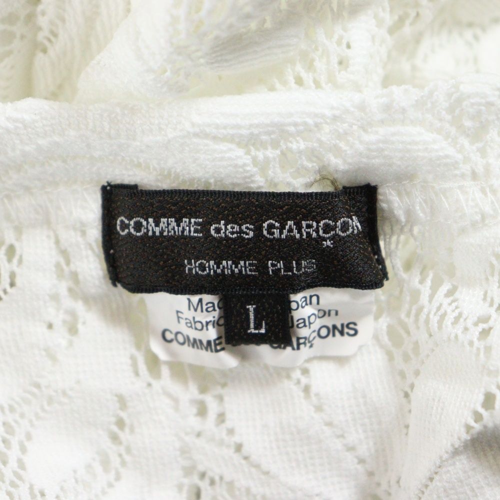  COMME des GARCONS HOMME PLUS コムデギャルソンオムプリュス エステルラッセルレース ノースリーブワンピース レディース ホワイト PO T 035 その他 その他