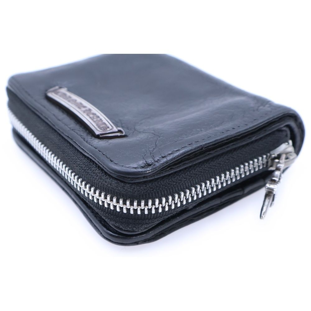 CHROME HEARTS (クロムハーツ) SQ ZIP BILL スクエアジップビル レザー