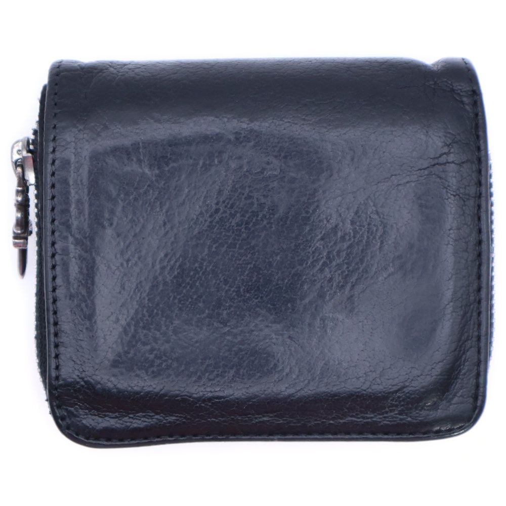 CHROME HEARTS (クロムハーツ) SQ ZIP BILL スクエアジップビル レザー