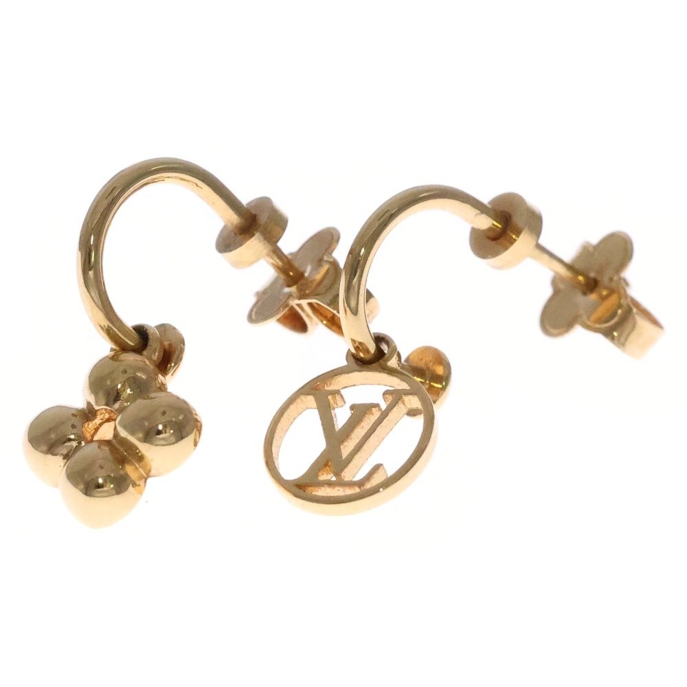 LOUIS VUITTON (ルイヴィトン) ピアス・ブルーミング ゴールド GP