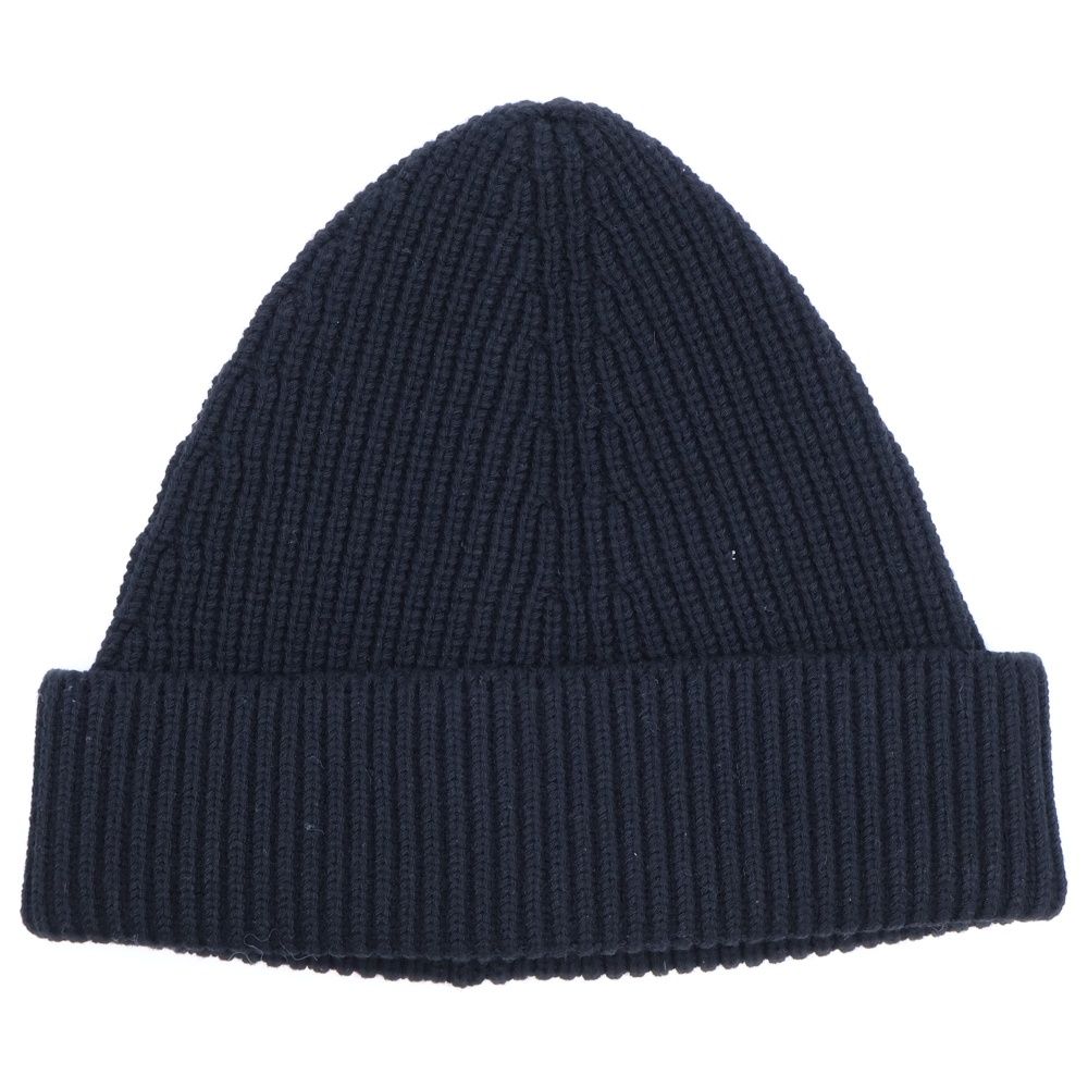 Maison Martin Margiela メゾンマルタンマルジェラ 4ステッチ リブニットキャップ ビーニー ニット帽 ブラック