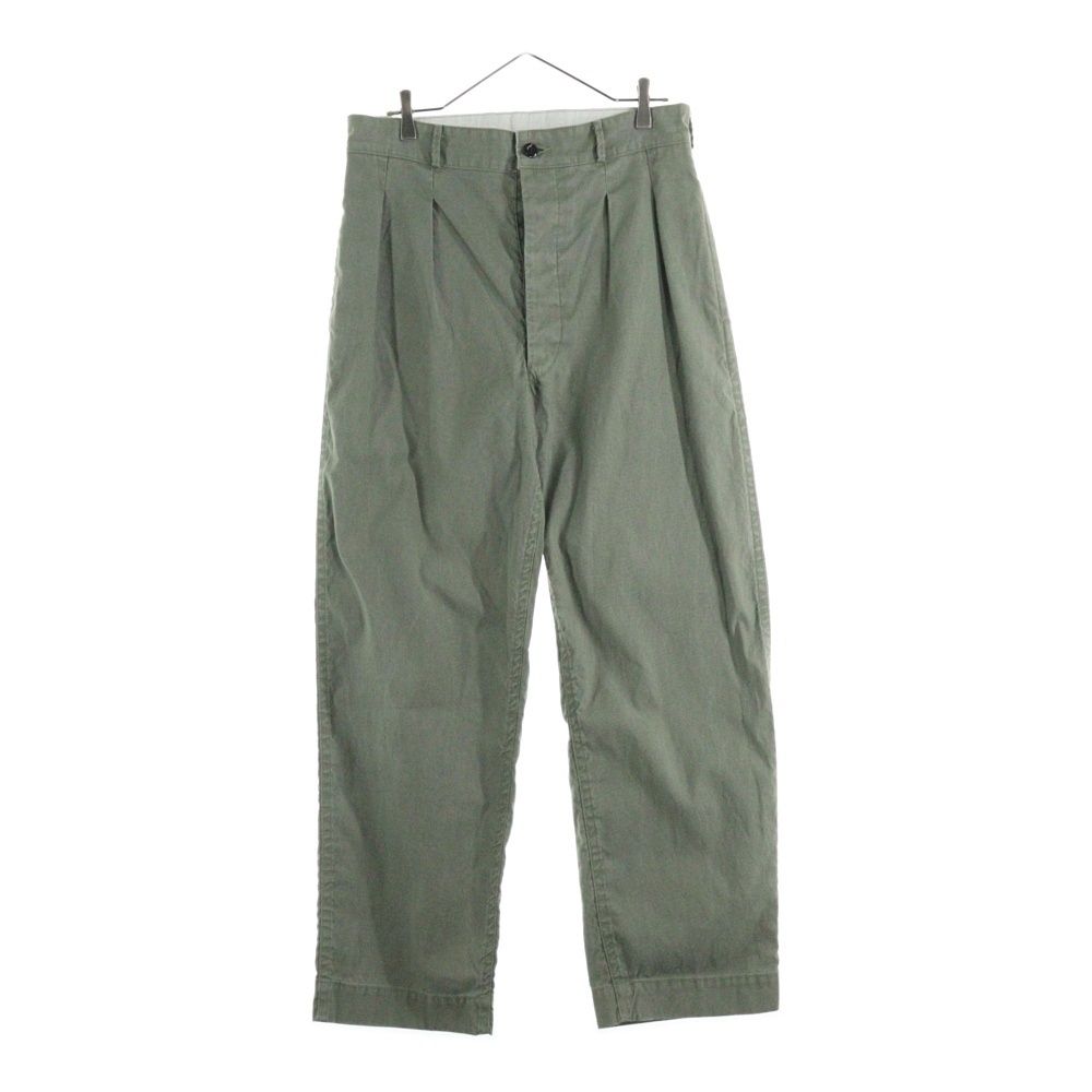 OLD CROW クロウ 23 AW トラウザーパンツ カーキ OC 13
