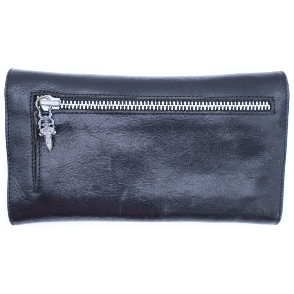 CHROME HEARTS (クロムハーツ) WAVE ウェーブ レザーウォレット 財布