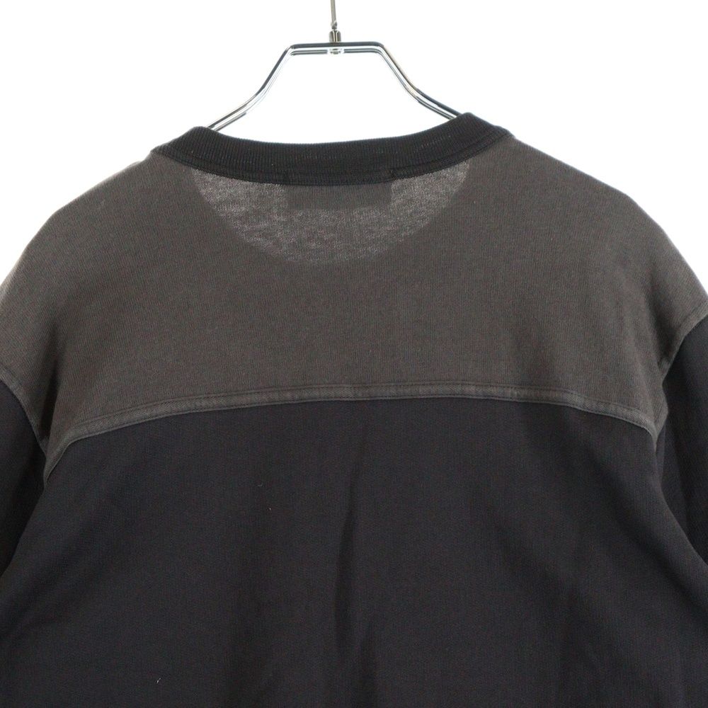 STONE ISLAND (ストーンアイランド) 袖ロゴワッペン付き クルーネック 長袖スウェット トレーナー グレー 801565677