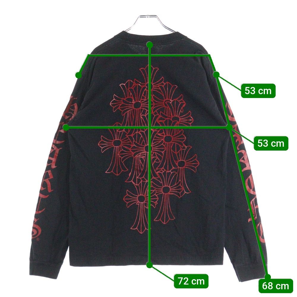 CHROME HEARTS (クロムハーツ) OLD CH L/S アームプリント バック
