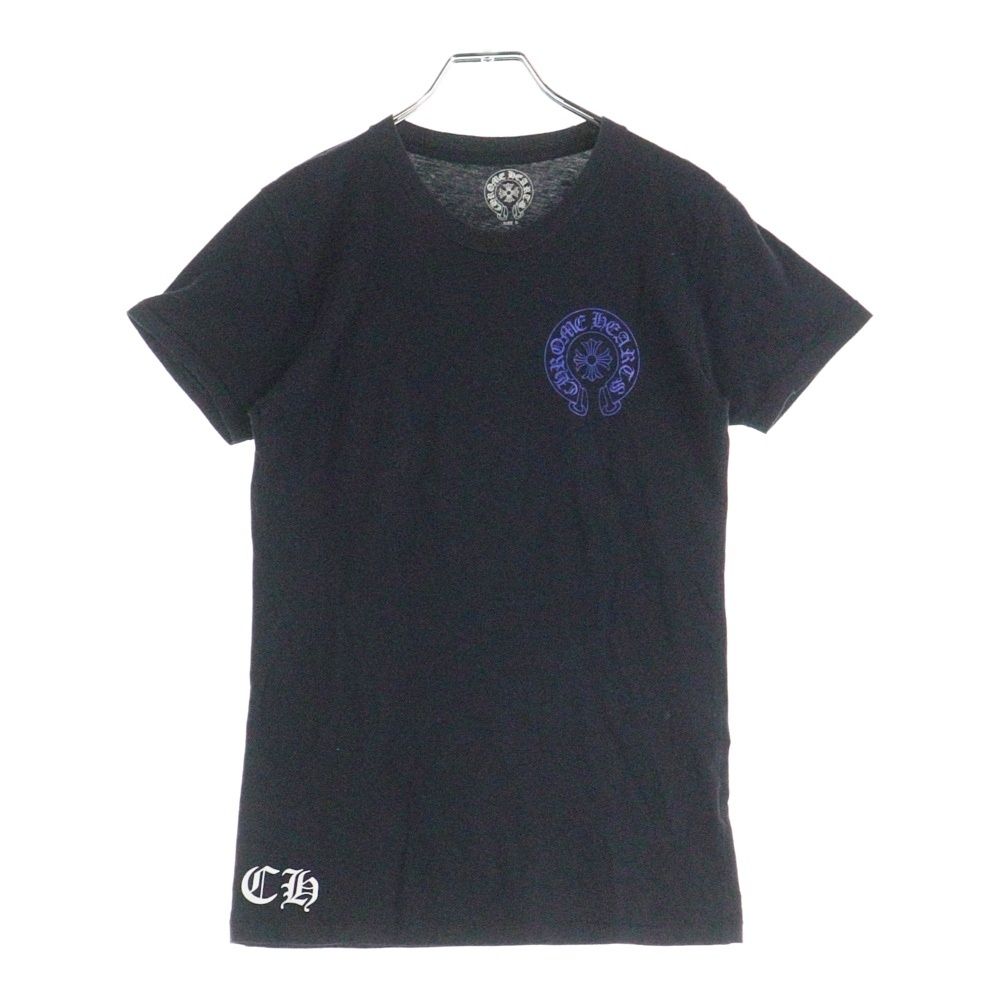 CHROME HEARTS クロムハーツ OLD CH PLUS バッグCHプラス 半袖Tシャツ レディース ブラック