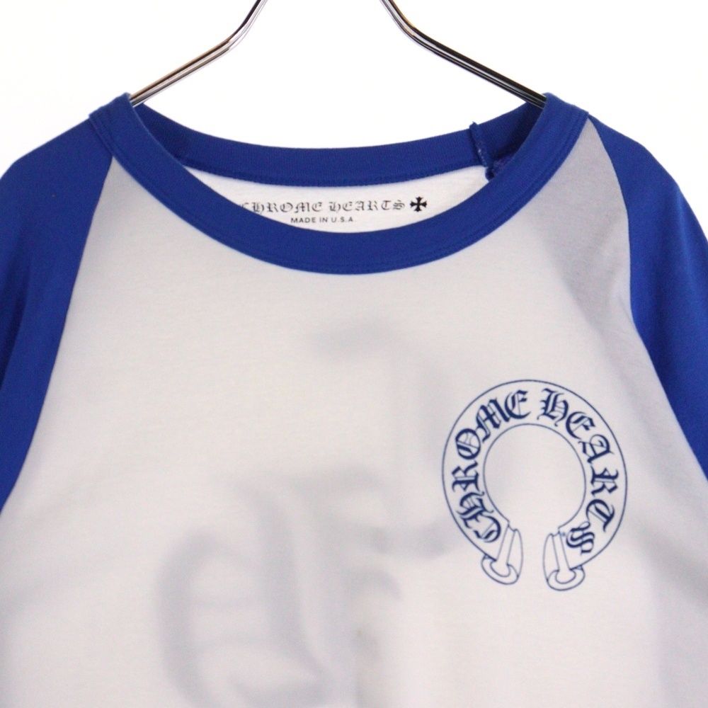 CHROME HEARTS (クロムハーツ) Raglan Sleeve Tee バックCHプリント