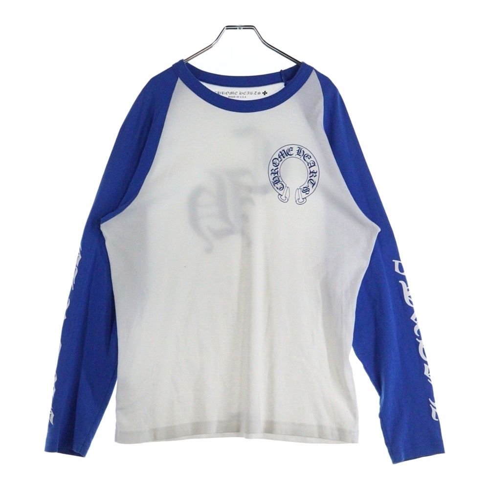 CHROME HEARTS (クロムハーツ) Raglan Sleeve Tee バックCHプリント