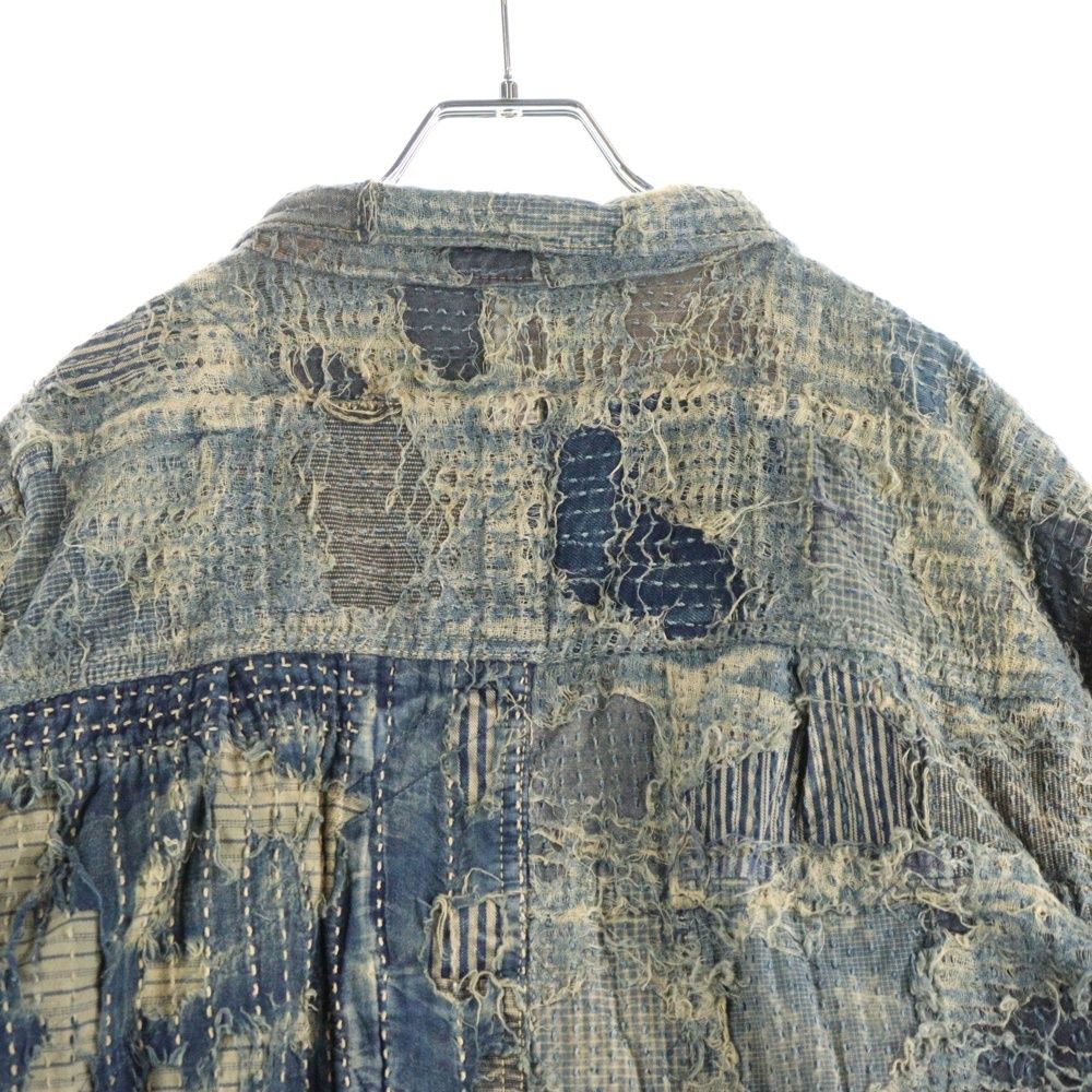 ヴィンテージKAPITAL KOUNTRY BOROユーズド加工シャツジャケット KAPITAL (キャピタル) KOUNTRY BORO SPRING 1st JKT 襤褸 ジャケット