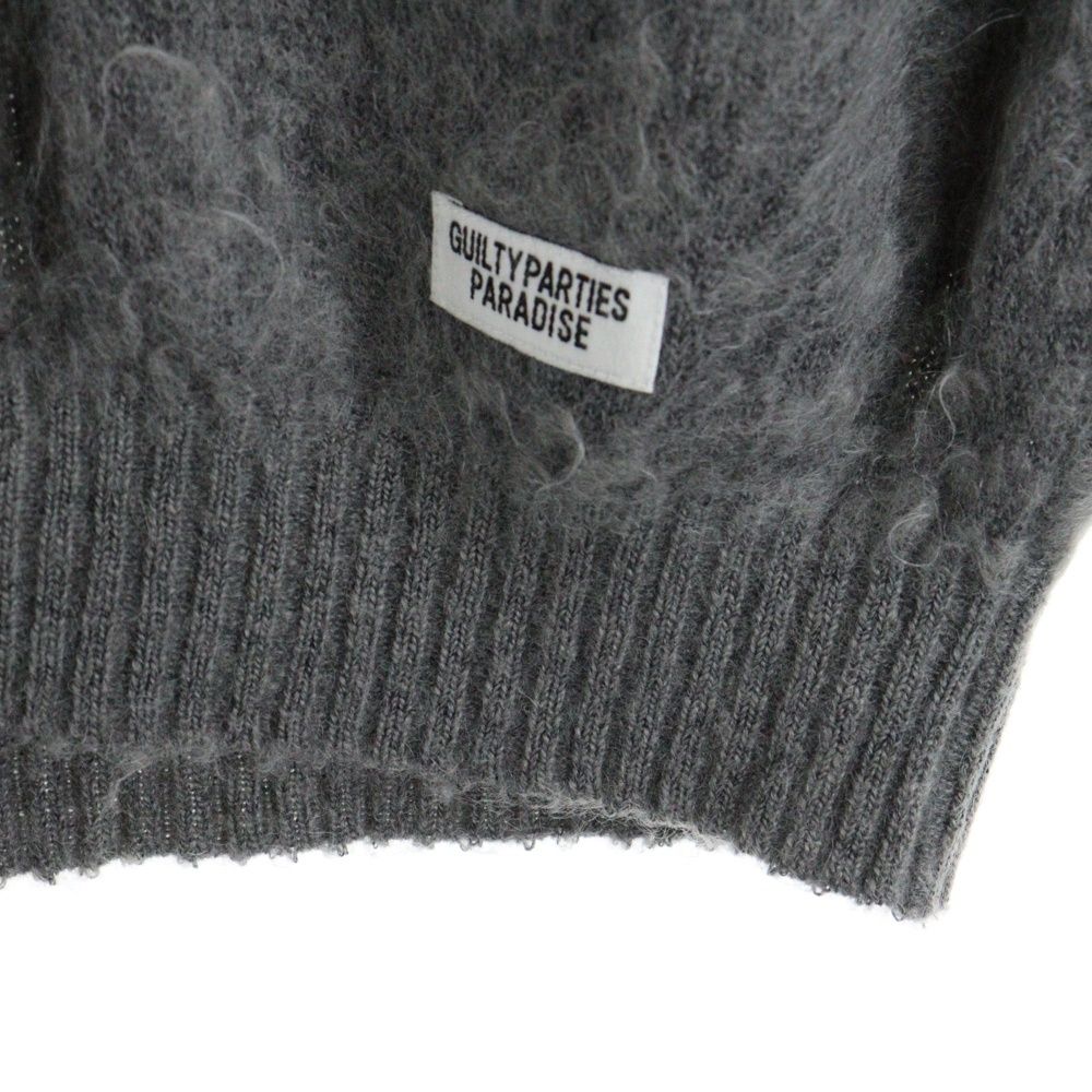 WACKO MARIA (ワコマリア) 23AW Logo Embroidery Mohair Knit Cardigan