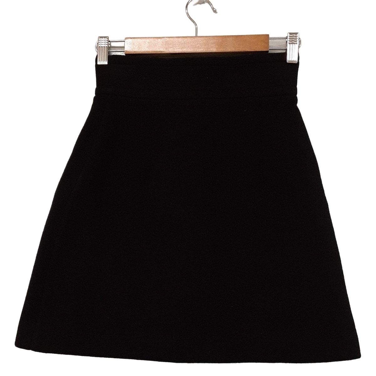 miumiu ミュウミュウ ミニスカート サイズ36 S レディース - 黒 パール