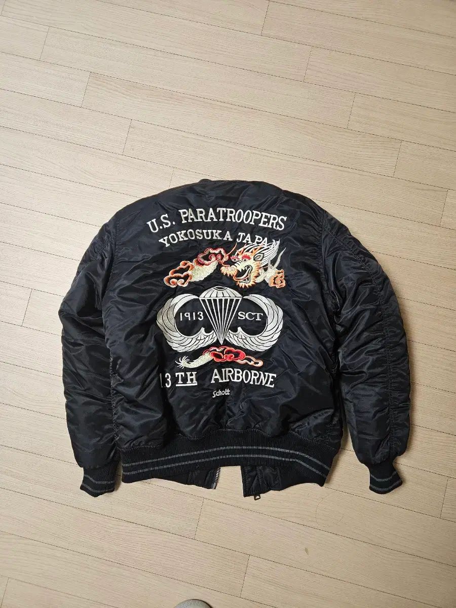 Schott MA-1 /スーベニア/刺繍/ショット/スカジャン/スカシャツ EMB