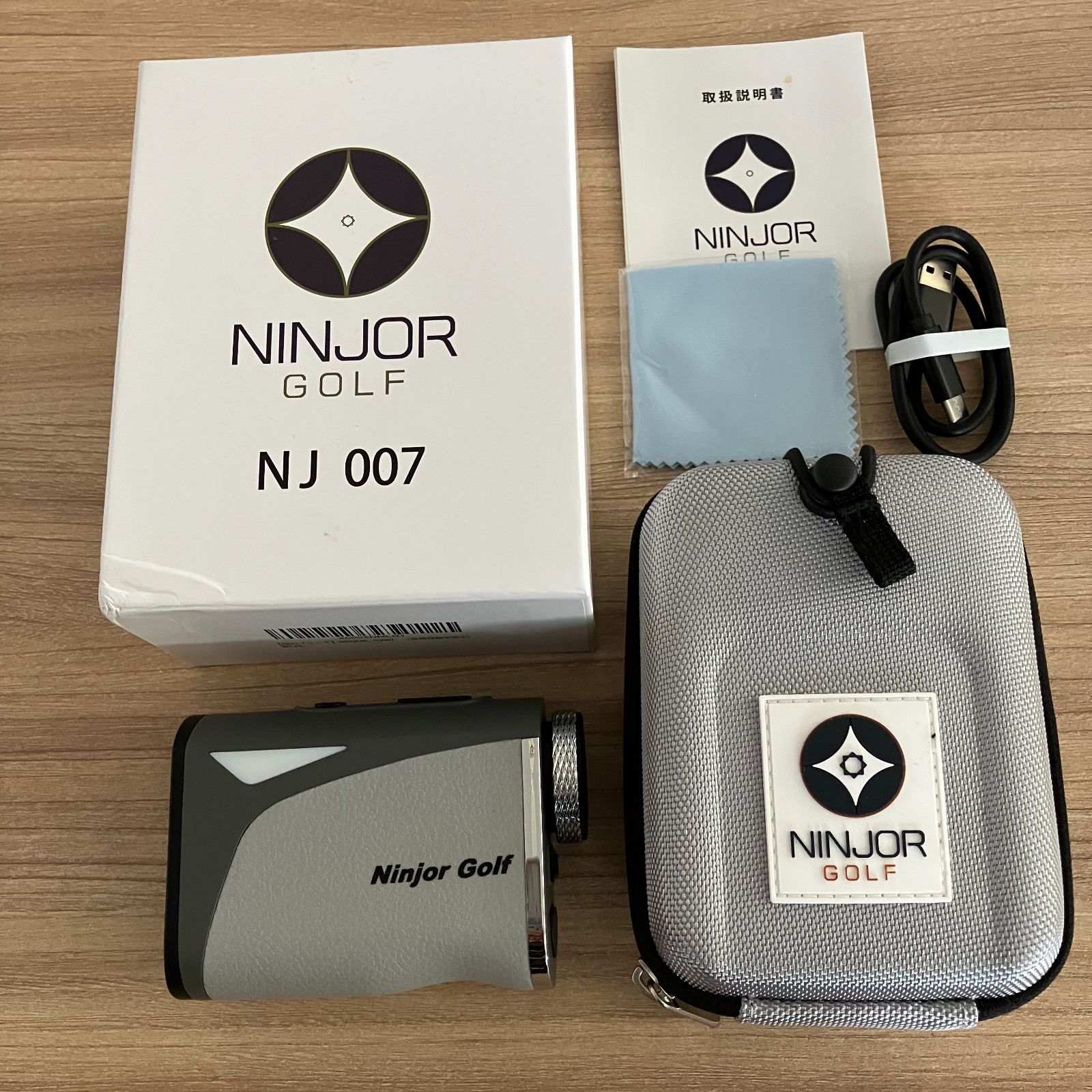 NINJOR GOLF公式】NJ007（グレー） ゴルフ距離計 メーカー認定中古品