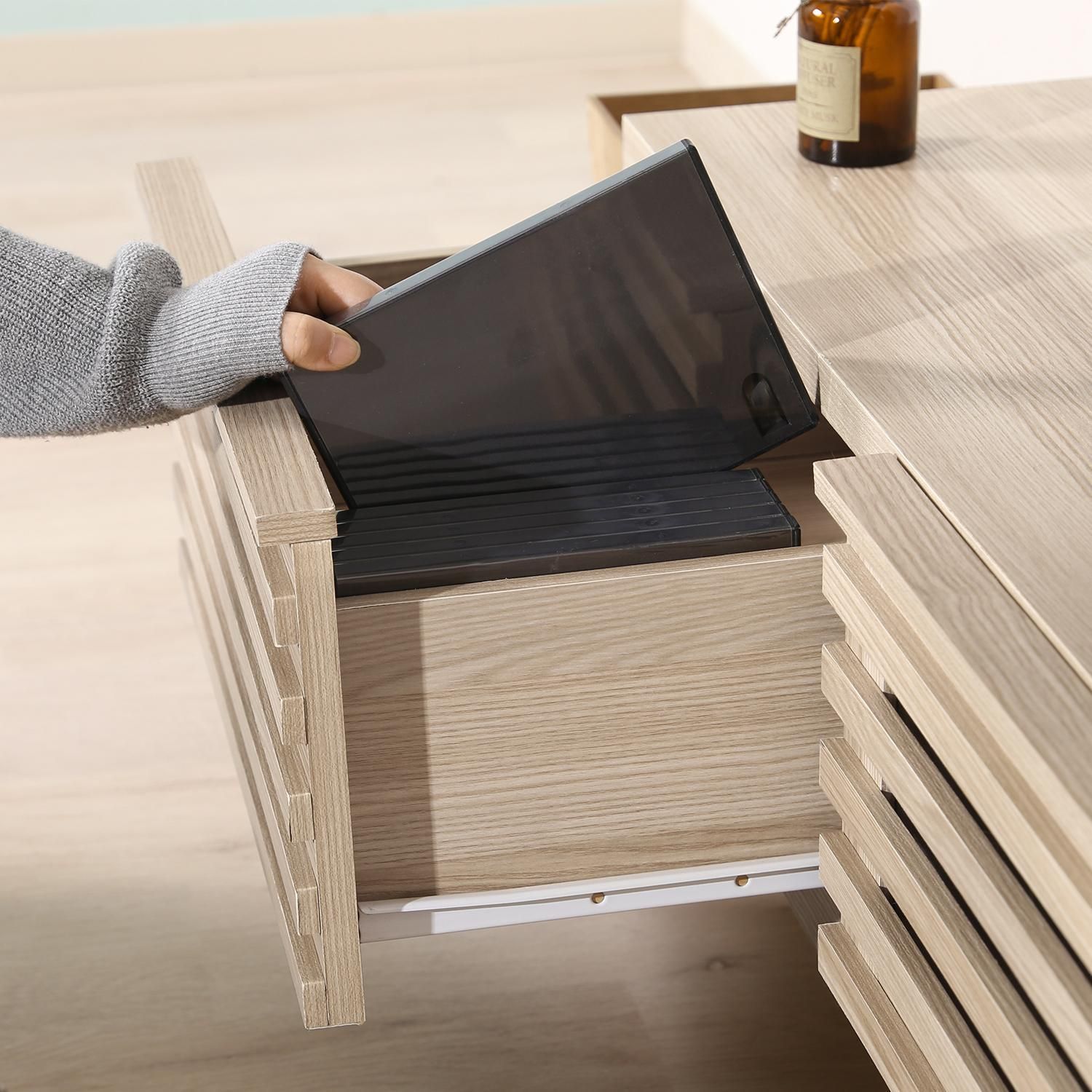 木製 テレビボード 幅150 cm ローボード テレビ台 リビング収納 1人暮らし 書類整理ラック テレビ台 