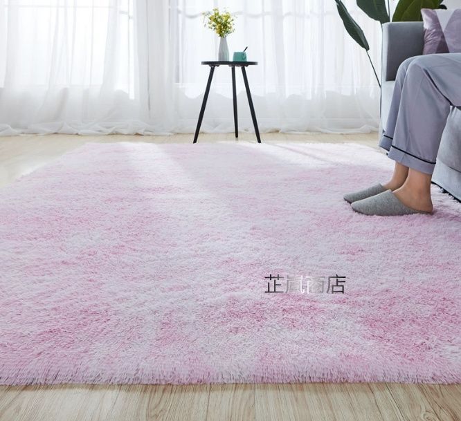 冬の爆売れ商品 加厚グラデーションタイダイカーペット リビングフルカバー ベイウィンドウマット 寝室ふわふわベッドサイドマット INS 風