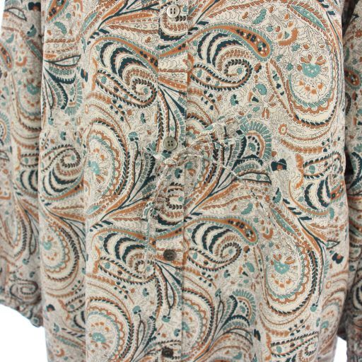 ソージュ SOEJU ペイズリー柄ワンピース ロング 長袖 F グレー