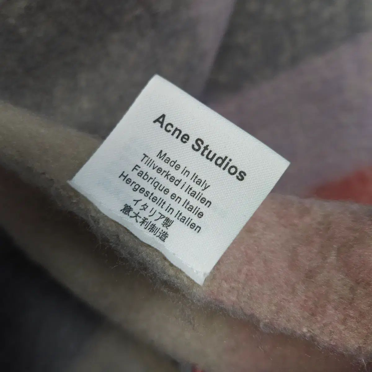 マフラー ピンク