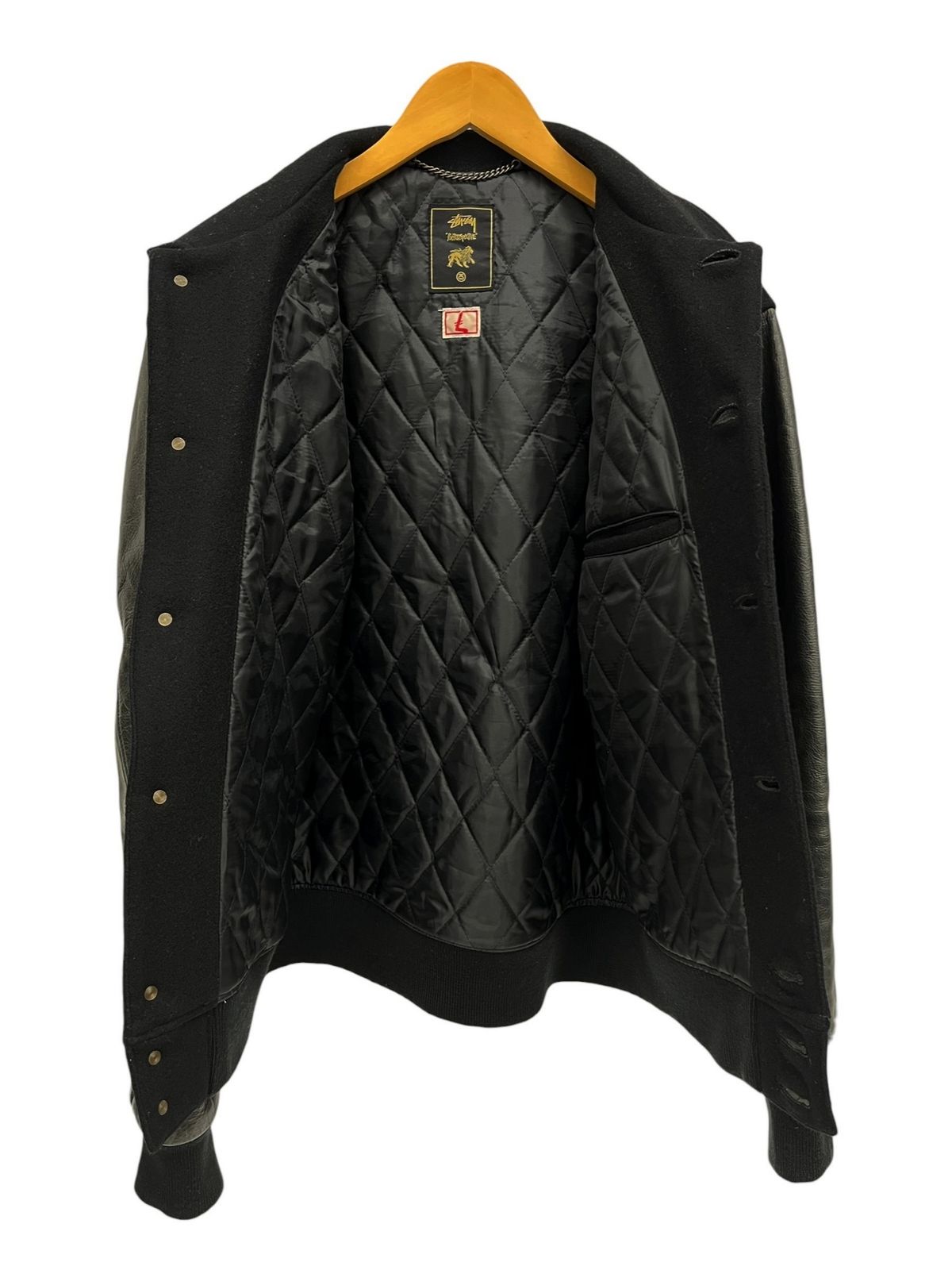 30周年記念　未使用ラスタ　stussy スタジャン　NEXUS7 袖レザー 未使用ラスタ stussy スタジャン NEXUS7 30周年記念 袖レザー 【公式通販】