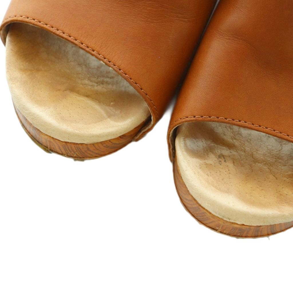 ダンスコ DANSKO サンダル チャンキーヒール 36 23.0-23.5cm ブラウン