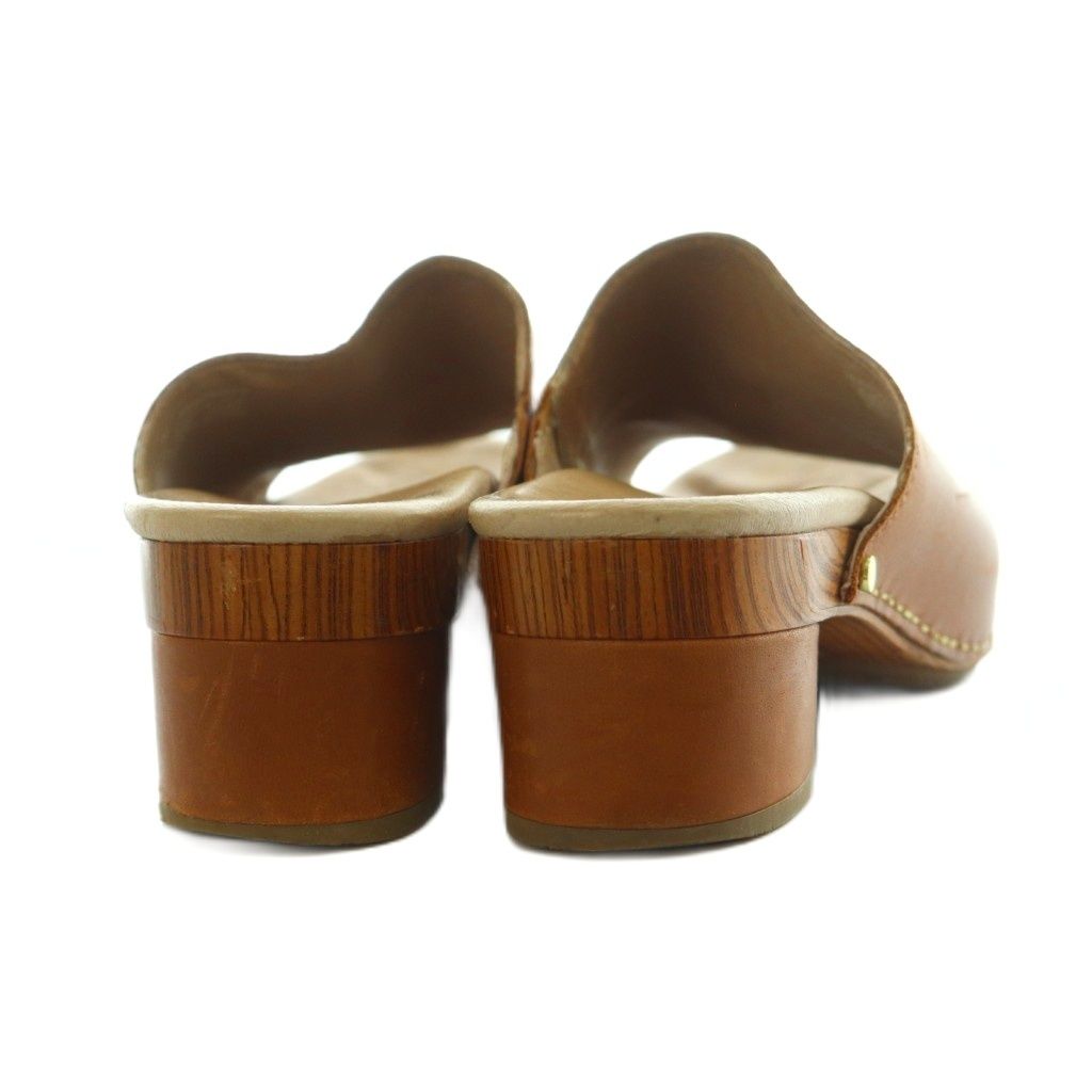 ダンスコ DANSKO サンダル チャンキーヒール 36 23.0-23.5cm ブラウン