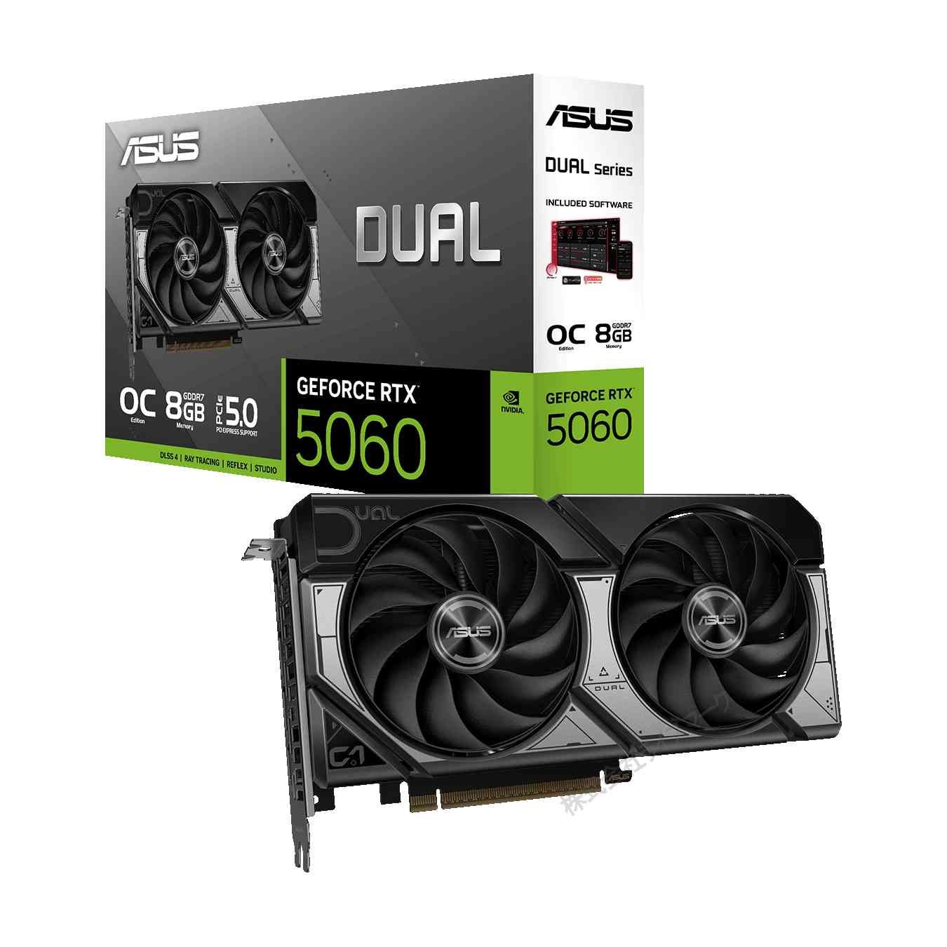ASUS NVIDIA GeForce RTX 5060 OC Edition オーバークロック グラフィックボード DUAL-RTX 5060-O 8 G 94870