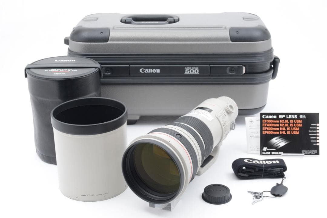 上品 キヤノン Canon EF 500 mm f 4 L IS USM ハードケース付き 1537