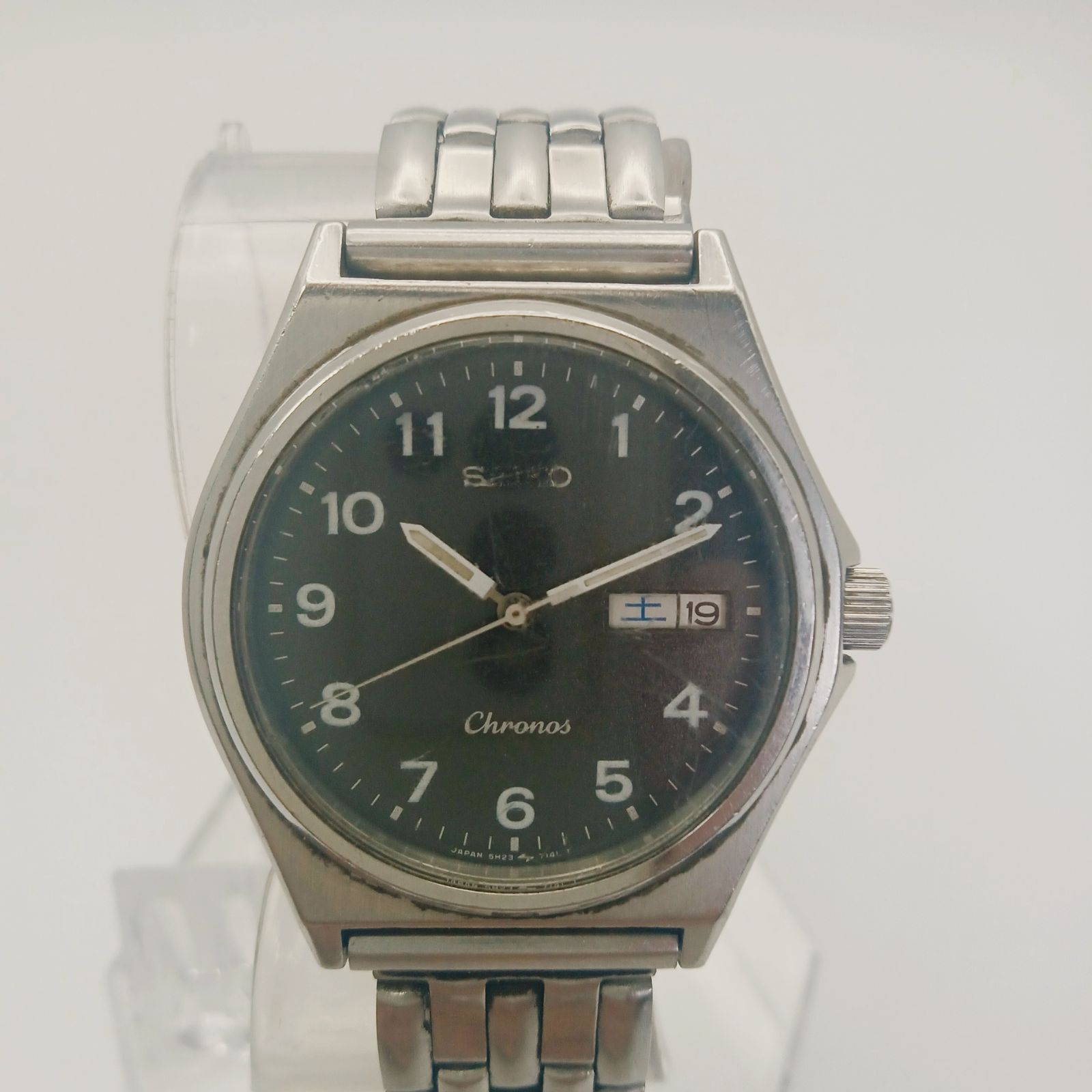 稼働 良品】1220-7 SEIKO Chronos セイコー クロノス 5H23 7060 メンズ 