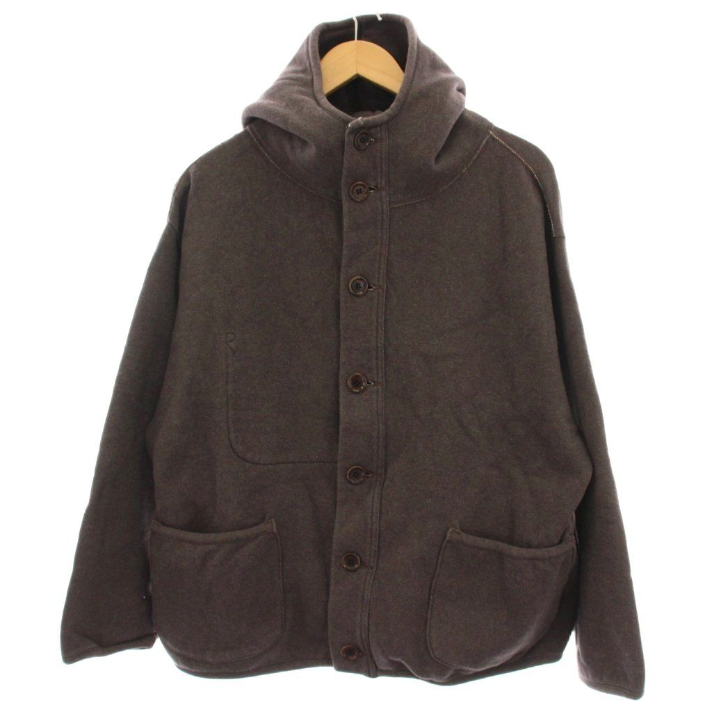 フォーティーファイブアールピーエム 45 R rpm ぷくぷく裏毛の908馬パーカー フーディジャケット 茶 8011050 KH