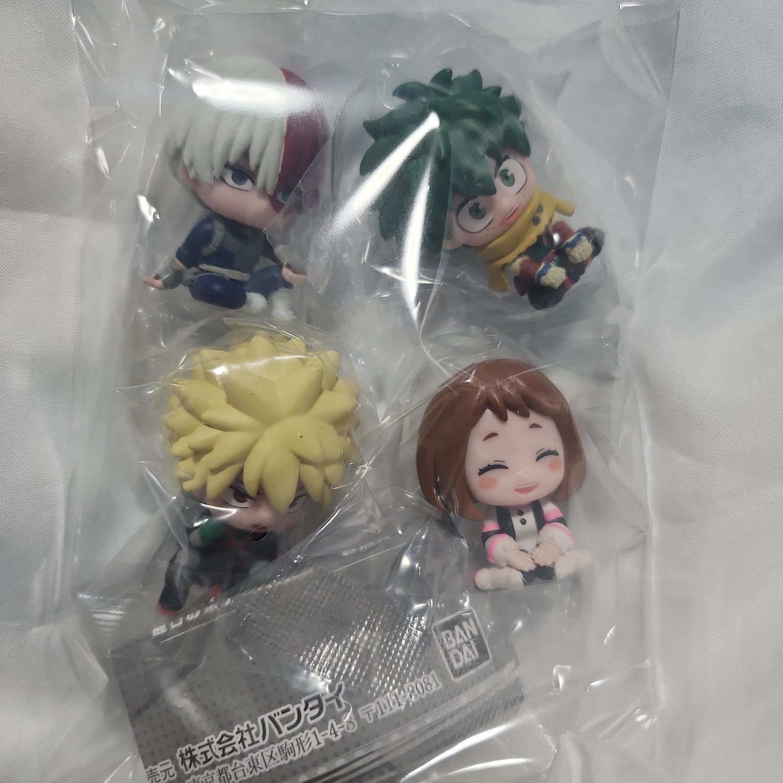 Biz配送 ① 全4種 コンプ 僕のヒーローアカデミア すわらせ隊 ガチャ