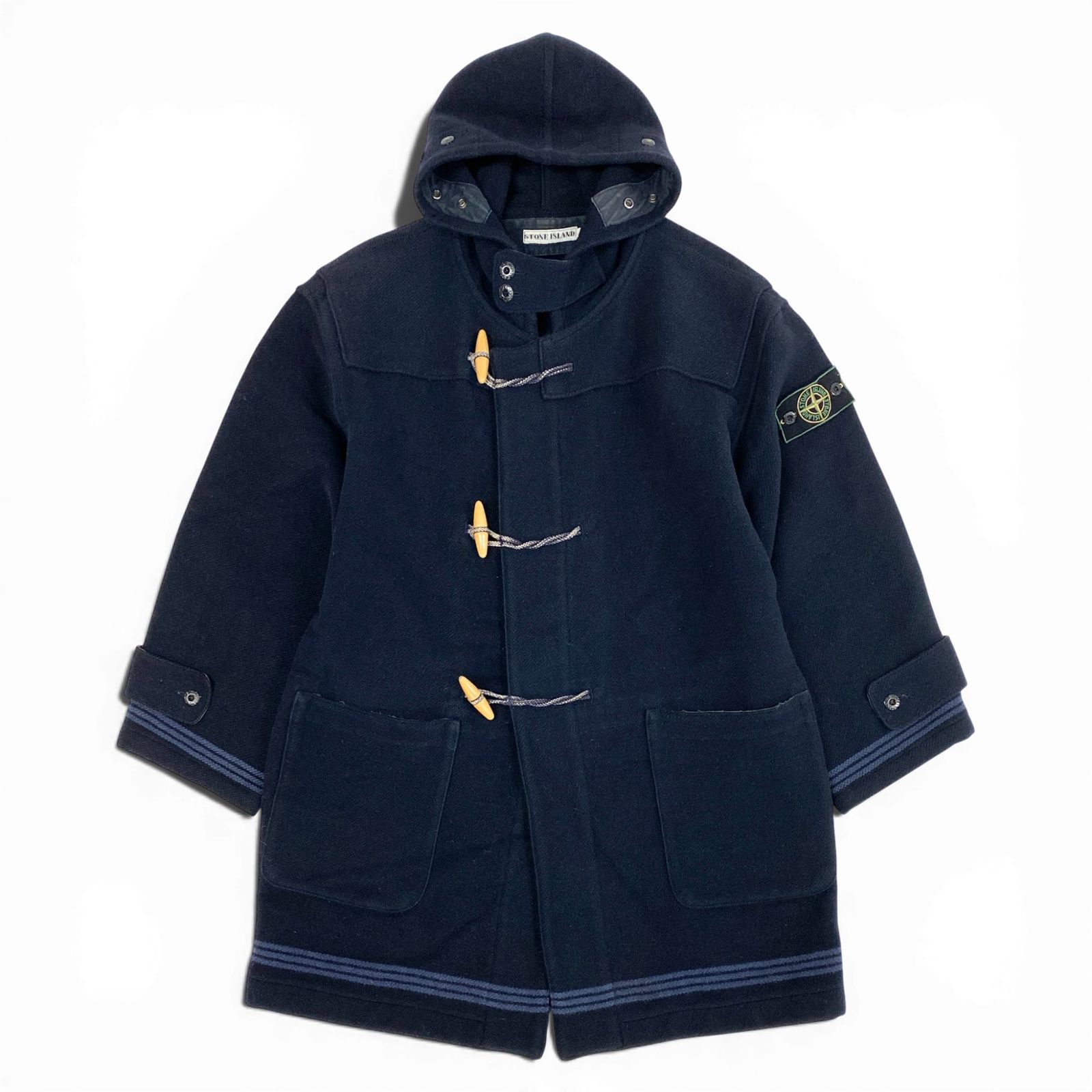 90's グリーンエッジ stone island ウールコート XL ⭐︎幻級 ストーン