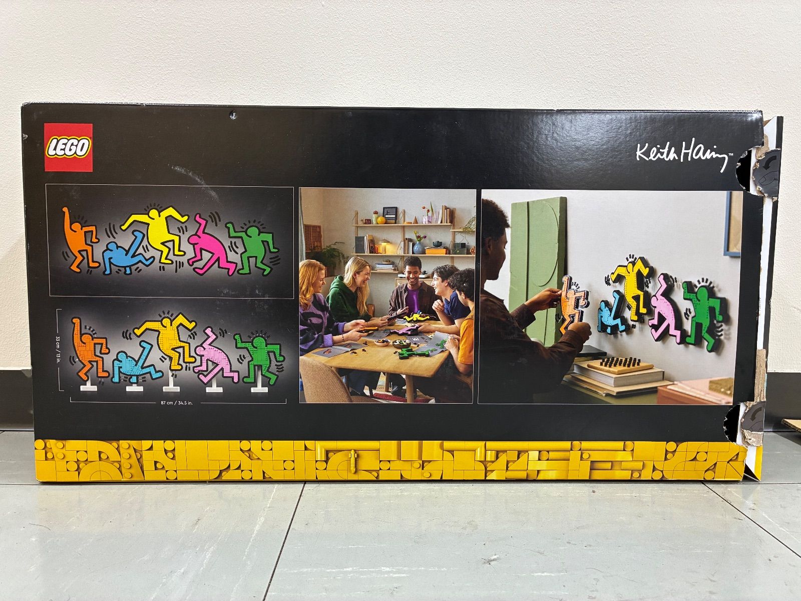 レゴ アート Keith Haring – 踊るフィギュア