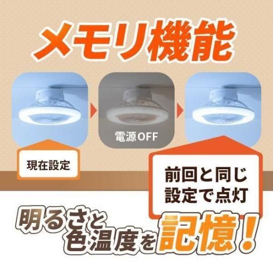 360度回転 LEDシーリングファンライト 静音 6〜12畳 省エネ 【公式通販】