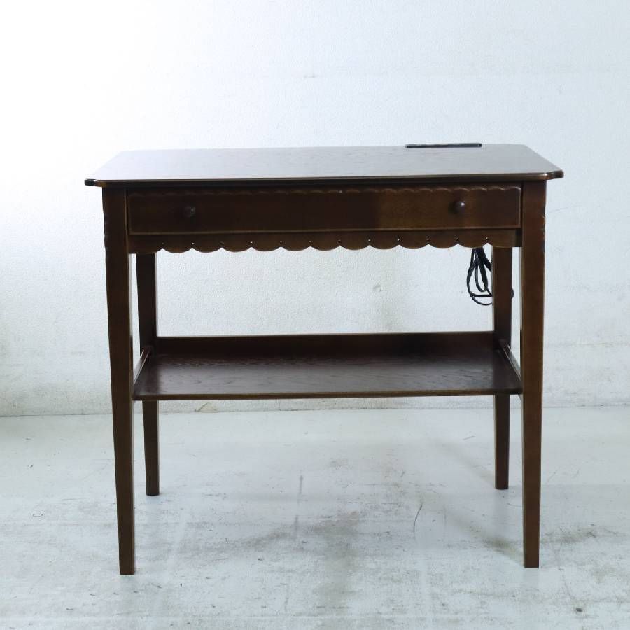 パリの雑貨屋 F-115 パソコンデスク 幅80cm スライドテーブル