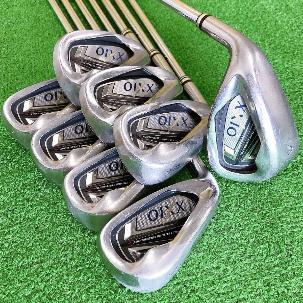 ゼクシオ　イレブン　アイアン8本セット ツ51☆レフティ ゼクシオセブン 8本アイアンセット XXIO7代目 左利き用