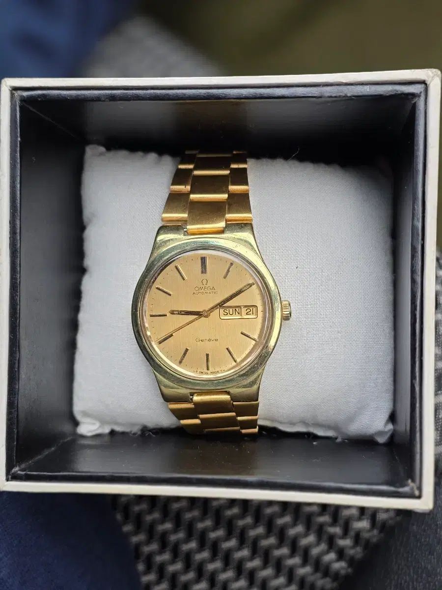 オメガ ジュネーブ ゴールド ヴィンテージ 時計