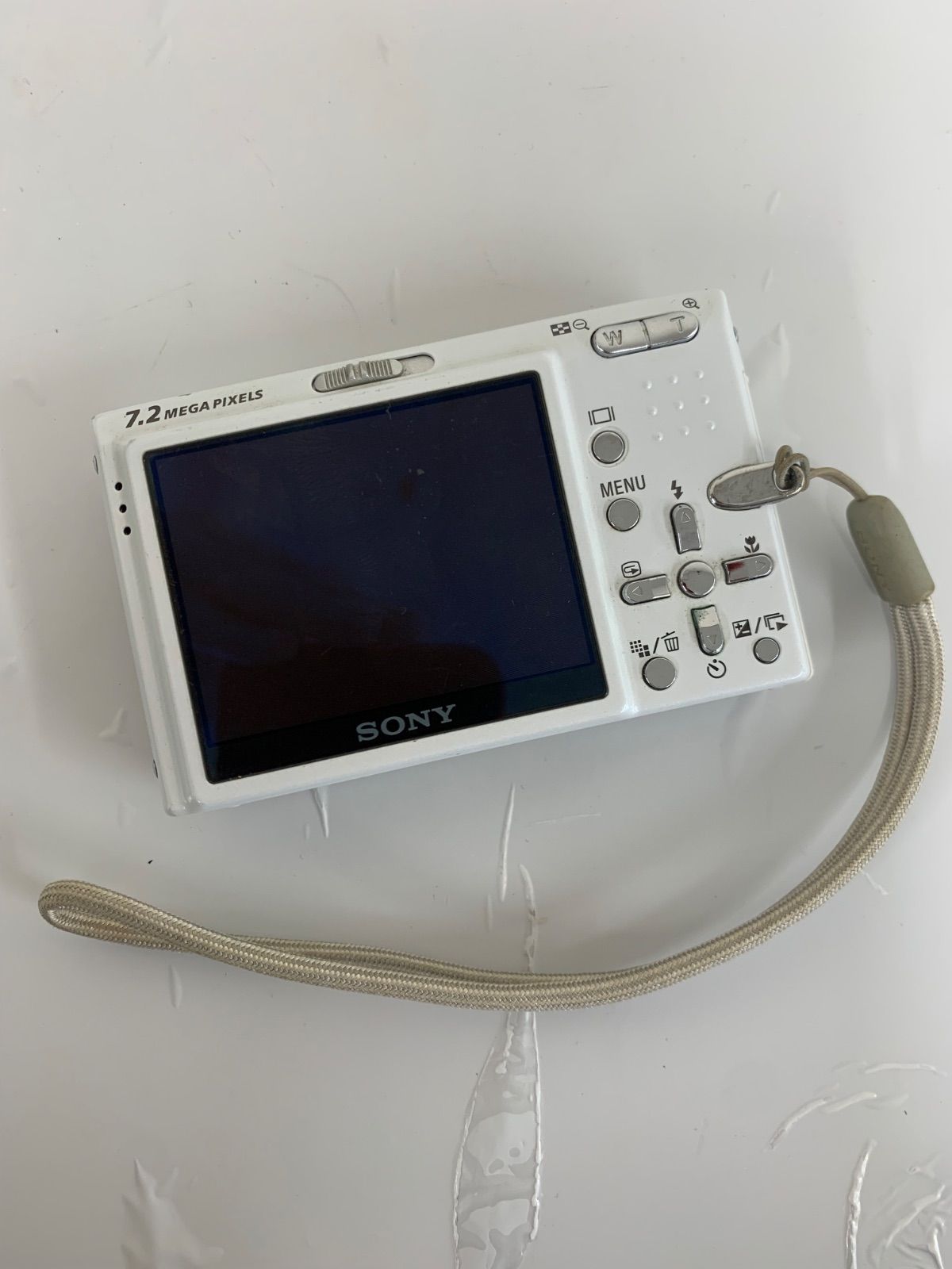 ％3 通電動作未 SONY Cyber ! 利用不可文字 Shot DSC T 10 デジタルカメラ ホワイト カメラ 1